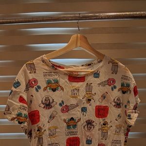 ZARA GRAPHIC CROP TEE